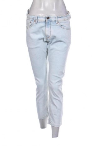 Дамски дънки Pull&Bear, Размер L, Цвят Син, Цена 23,07 лв.
