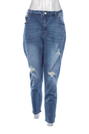 Дамски дънки SHEIN, Размер XXL, Цвят Син, Цена 29,00 лв.