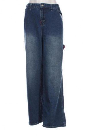 Damskie jeansy Unbranded, Rozmiar XL, Kolor Niebieski, Cena 66,67 zł