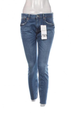 Dámske džínsy  Zara, Veľkosť XL, Farba Modrá, Cena  16,95 €