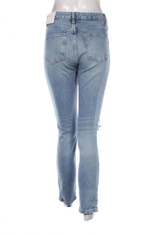 Damskie jeansy Zara, Rozmiar S, Kolor Niebieski, Cena 142,53 zł