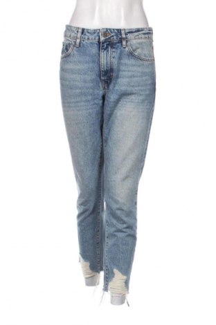 Дамски дънки Zara, Размер S, Цвят Син, Цена 26,97 лв.