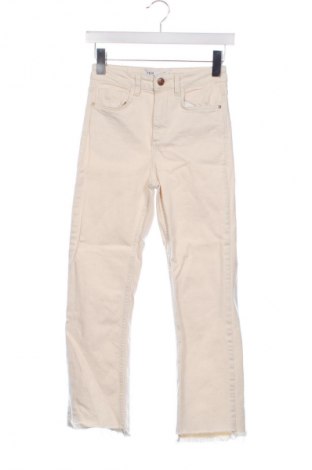 Dámske džínsy  Zara, Veľkosť XS, Farba Kremová, Cena  13,81 €