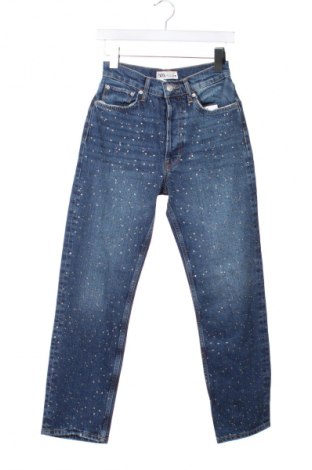 Dámské džíny  Zara, Velikost XS, Barva Modrá, Cena  785,00 Kč