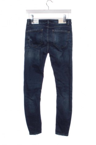 Дамски дънки Zara, Размер S, Цвят Син, Цена 62,99 лв.