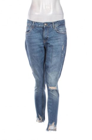 Damskie jeansy Zara, Rozmiar M, Kolor Niebieski, Cena 27,99 zł