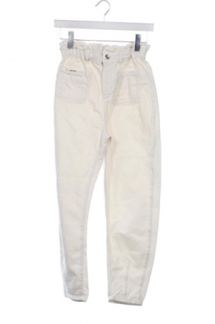 Дамски дънки Zara, Размер XXS, Цвят Бял, Цена 18,99 лв.