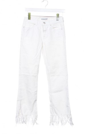 Γυναικείο Τζίν Zara, Μέγεθος XS, Χρώμα Λευκό, Τιμή 13,80 €