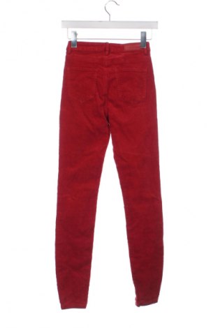 Γυναικείο κοτλέ παντελόνι Amisu, Μέγεθος XXS, Χρώμα Κόκκινο, Τιμή 9,99 €