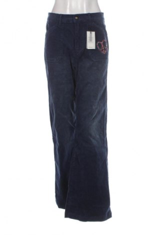 Női kordbársony nadrág Desigual, Méret M, Szín Kék, Ár 32 029 Ft