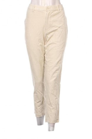 Γυναικείο κοτλέ παντελόνι Uniqlo, Μέγεθος S, Χρώμα Εκρού, Τιμή 16,99 €
