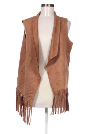 Дамски елек SHEIN, Размер XL, Цвят Кафяв, Цена 24,99 лв.