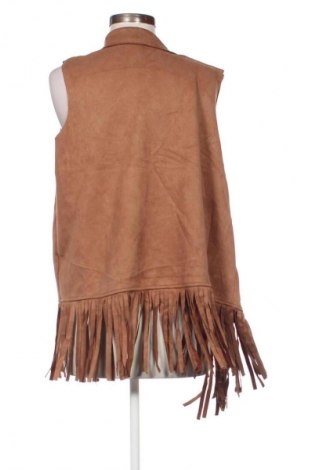 Дамски елек SHEIN, Размер XL, Цвят Кафяв, Цена 24,99 лв.