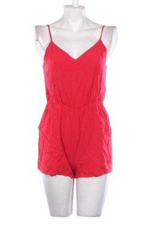 Дамски къс гащеризон Even&Odd, Размер M, Цвят Червен, Цена 31,99 лв.