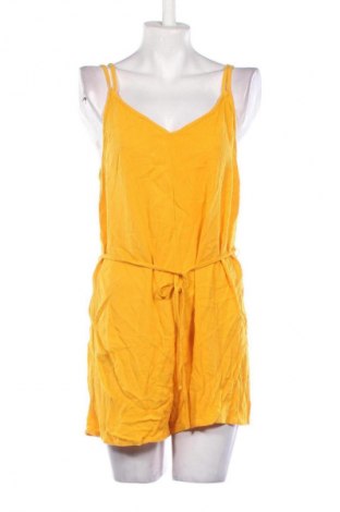 Дамски къс гащеризон H&M Divided, Размер M, Цвят Жълт, Цена 39,15 лв.