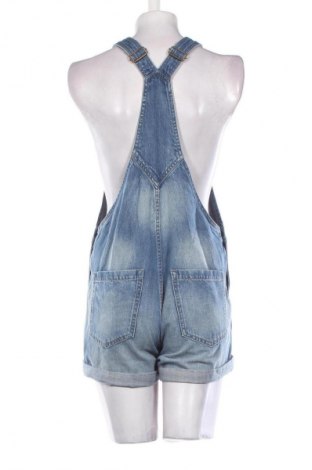 Дамски къс гащеризон H&M L.O.G.G., Размер S, Цвят Син, Цена 39,00 лв.