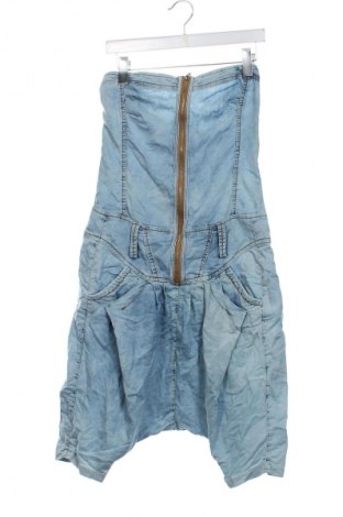 Дамски къс гащеризон Junona, Размер L, Цвят Син, Цена 48,00 лв.