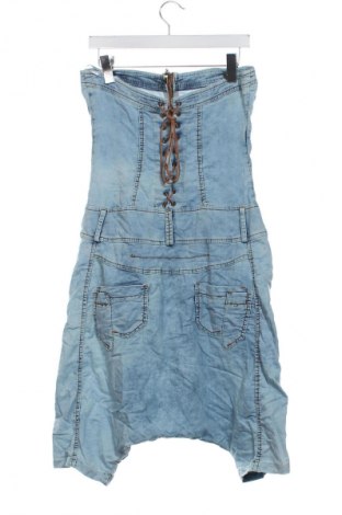 Дамски къс гащеризон Junona, Размер L, Цвят Син, Цена 48,00 лв.