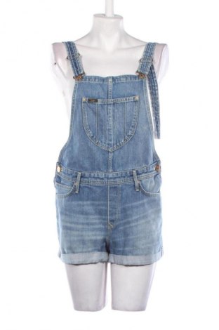 Дамски къс гащеризон Lee, Размер S, Цвят Син, Цена 166,25 лв.