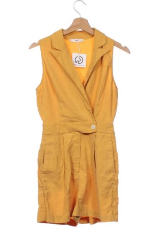 Дамски къс гащеризон Mango, Размер XS, Цвят Жълт, Цена 27,00 лв.