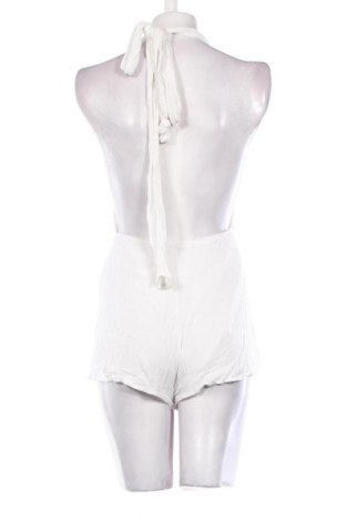 Дамски къс гащеризон Pull&Bear, Размер S, Цвят Бял, Цена 39,14 лв.