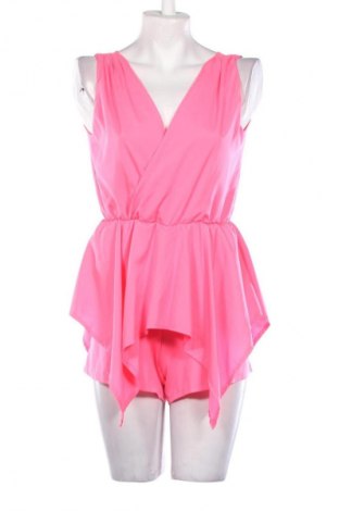 Дамски къс гащеризон Unbranded, Размер S, Цвят Розов, Цена 39,99 лв.