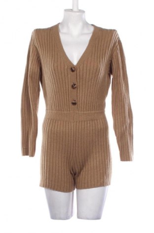 Damski krótki kombinezon Zara, Rozmiar M, Kolor Beżowy, Cena 85,99 zł
