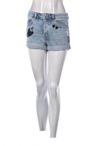 Дамски къс панталон H&M Divided, Размер M, Цвят Син, Цена 15,99 лв.