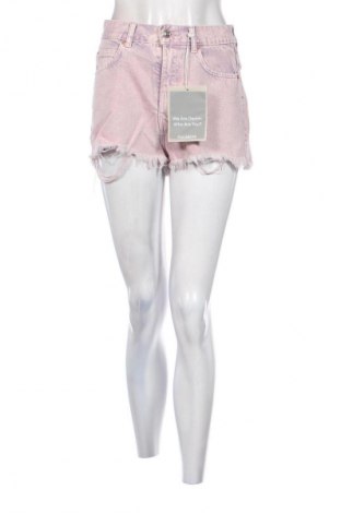 Дамски къс панталон Pull&Bear, Размер S, Цвят Розов, Цена 31,28 лв.