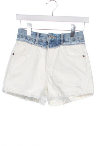 Дамски къс панталон Zara, Размер XXS, Цвят Бял, Цена 15,64 лв.