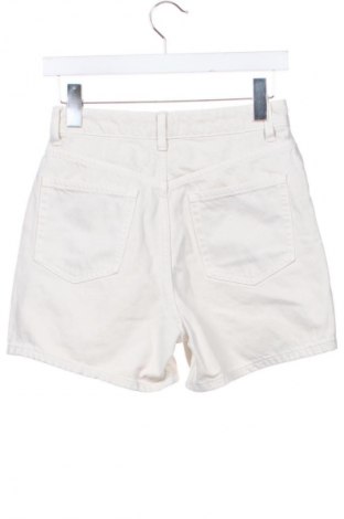 Дамски къс панталон Zara, Размер XS, Цвят Бял, Цена 16,00 лв.