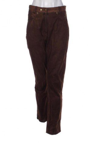 Дамски кожен панталон Polo, Размер M, Цвят Кафяв, Цена 264,10 лв.