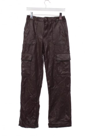 Dámské kožené kalhoty  Zara, Velikost XS, Barva Hnědá, Cena  1 929,00 Kč