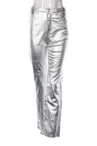 Dámské kalhoty  Bershka, Velikost S, Barva Stříbrná, Cena  249,00 Kč