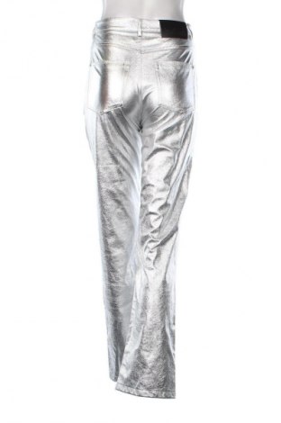 Dámské kalhoty  Bershka, Velikost S, Barva Stříbrná, Cena  249,00 Kč