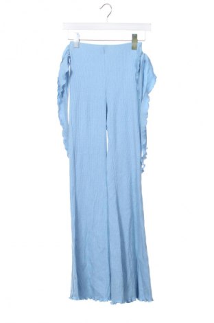 Дамски панталон Bershka, Размер XS, Цвят Син, Цена 29,00 лв.
