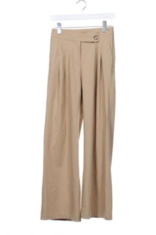 Damenhose Bershka, Größe XS, Farbe Beige, Preis 25,94 €