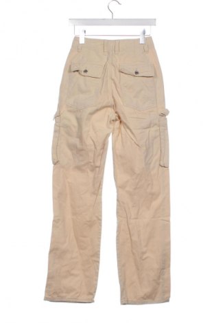 Dámské kalhoty  Bershka, Velikost XS, Barva Béžová, Cena  367,00 Kč