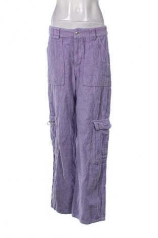 Pantaloni de femei Bershka, Mărime M, Culoare Mov, Preț 77,17 Lei