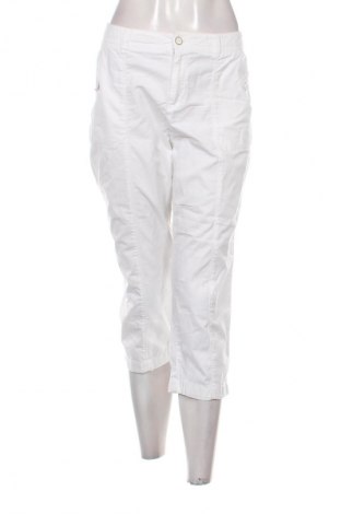 Damskie spodnie F&F, Rozmiar XL, Kolor Biały, Cena 66,67 zł