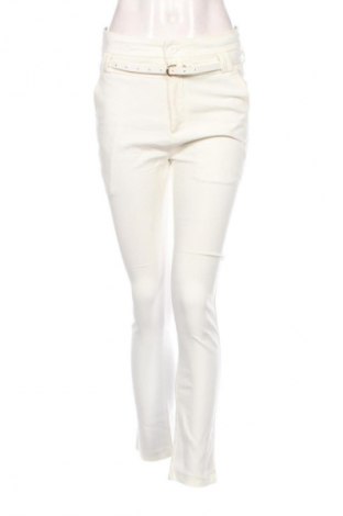 Damskie spodnie Forget Me Not, Rozmiar M, Kolor Biały, Cena 67,41 zł