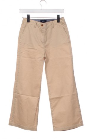 Дамски панталон Gant, Размер XS, Цвят Кафяв, Цена 209,99 лв.