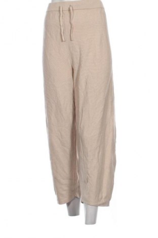 Дамски панталон H&M, Размер XL, Цвят Бежов, Цена 23,99 лв.