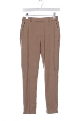 Дамски панталон H&M, Размер XS, Цвят Бежов, Цена 29,99 лв.