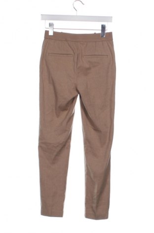 Дамски панталон H&M, Размер XS, Цвят Бежов, Цена 29,99 лв.
