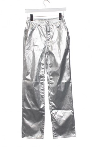 Damskie spodnie H&M Divided, Rozmiar XS, Kolor Srebrzysty, Cena 56,78 zł