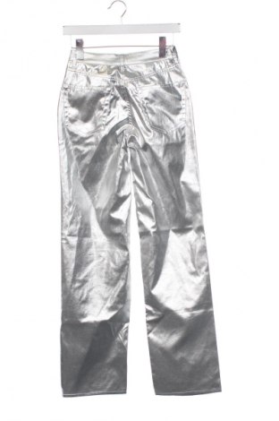 Damskie spodnie H&M Divided, Rozmiar XS, Kolor Srebrzysty, Cena 56,78 zł