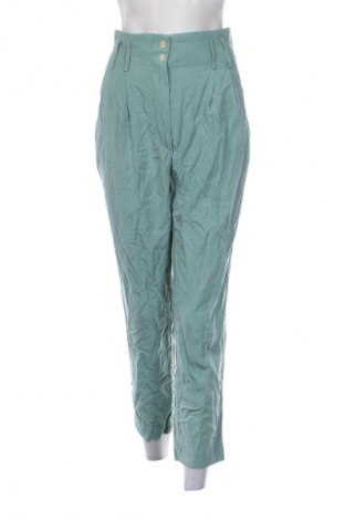 Дамски панталон Mango, Размер S, Цвят Зелен, Цена 27,99 лв.