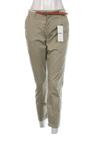 Дамски панталон ONLY, Размер L, Цвят Бежов, Цена 62,99 лв.