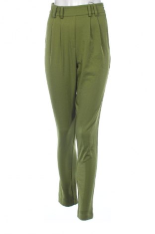 Дамски панталон Pieces, Размер S, Цвят Зелен, Цена 27,00 лв.